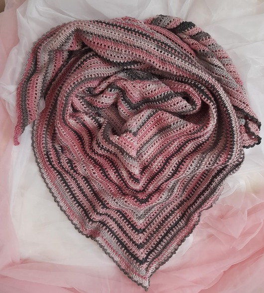 szale damskie Szydełkowa chusta handmade 200/100