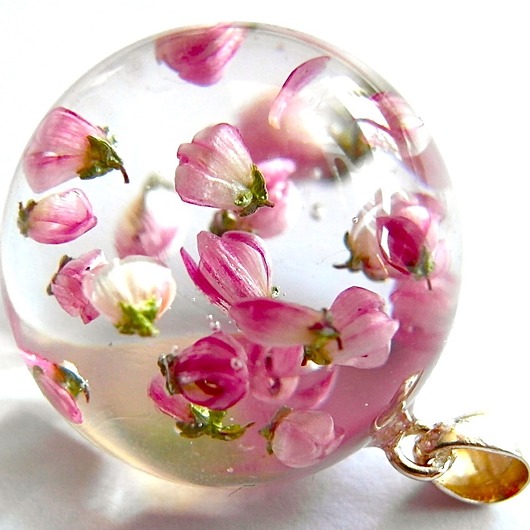 Wisior z wrzosem Grol Jewellery