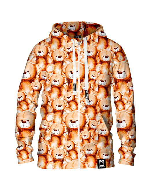 bluza z kapturem damska Damska Bluza Expres Zamek DR.CROW Misie