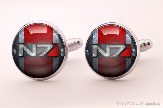 Mass Effect - spinki do mankietów - 0610 EgginEgg Men
