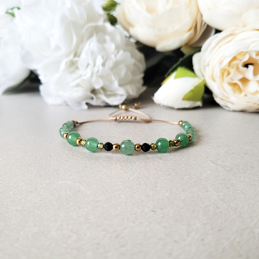 bransoletki z kamieni naturalnych BARAN- z Turmalinem Zodiakalna bransoletka