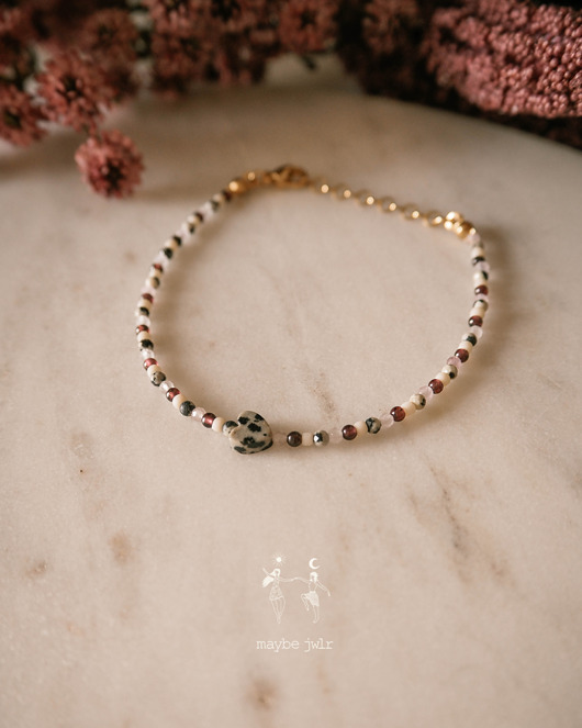 bransoletki z kamieni naturalnych Bransoletka Billy z kamieni i koralików