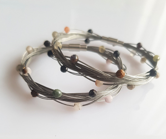 bransoletki z kamieni naturalnych Bransoletka Kolory Ziemi