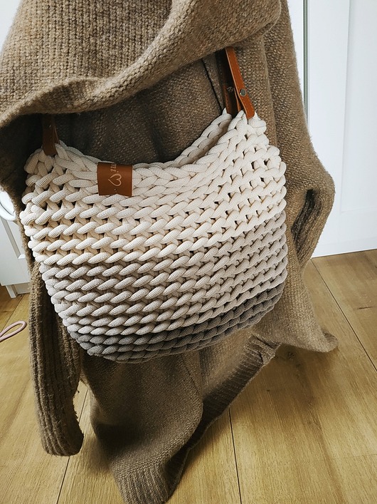 torby na ramię Torba na jesień " Boho Weave Bag" w kolorze beżowym TRIO