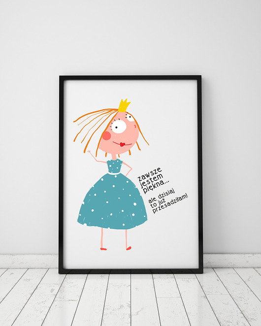 plakat. zawsze piękna (format A3) Love Life and Forest