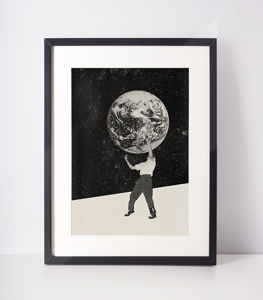 grafiki i ilustracje plakat // how to rule the world // a3
