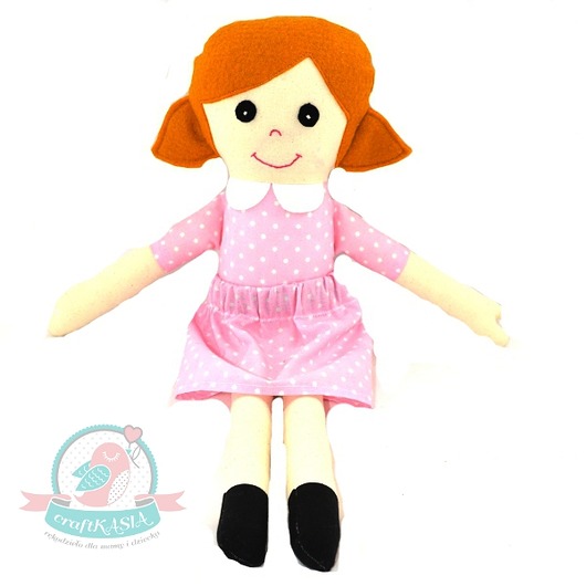 Lalka szmacianka- Zuzia 1  craftKASIA