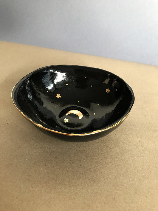 Średnia ceramiczna nieregularna miska bowl ELEMTHEBRAND