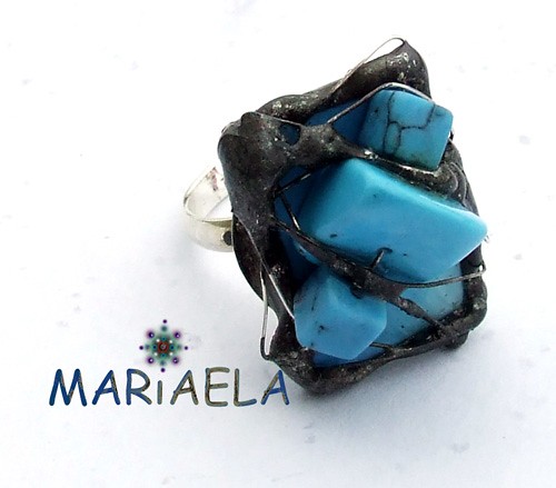 PRZEPLATANY NIEBIESKI MARIAELA