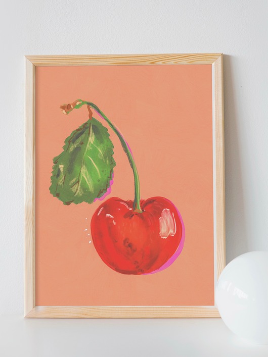 plakaty Plakat "Wisienka" 30x40
