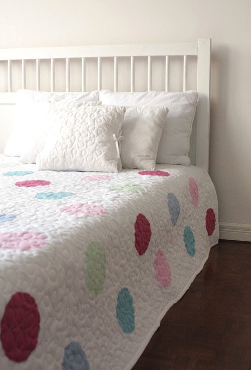 Narzuta pikowana dwustronna |acom| patchwork house