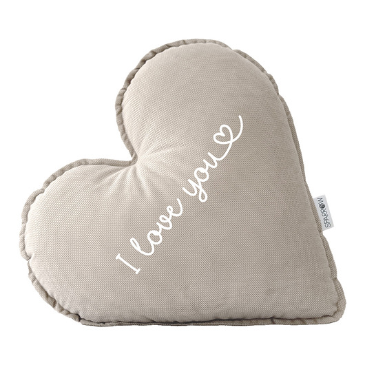poduszki do pokoju dziecka Personalizowana poduszka serce SAND