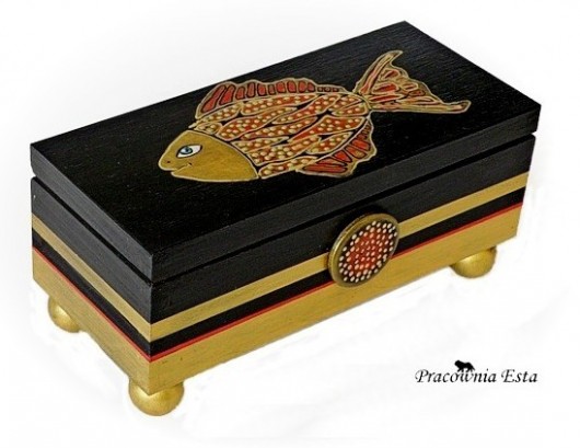 Szkatułka Gold Fish Pracownia Esta