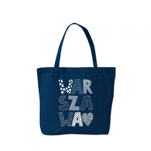Torba bawełniana WARSZAWA LOVE POLAND DESIGN