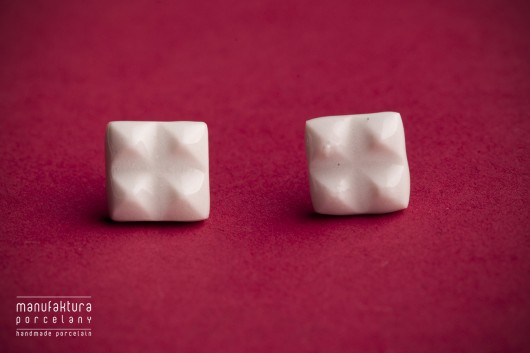 Kolczyki: Tetris 3 (model b_19) Manufaktura Porcelany