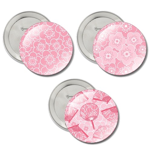 Get the Button powder pink Modny Design