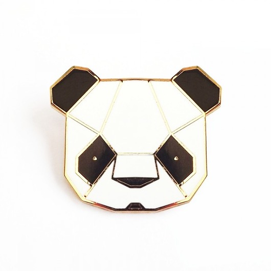 Broszka Panda sketchinc