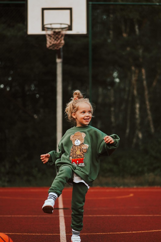 bluzy dla chłopców Dres oversize Snoop Teddy
