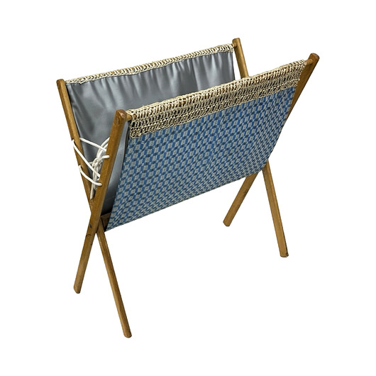 gazetniki Gazetnik z drewna i plecionki