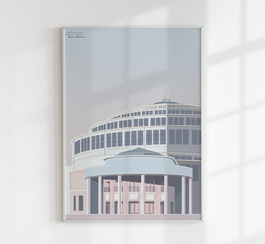 grafiki i ilustracje Hala Stulecia - plakat