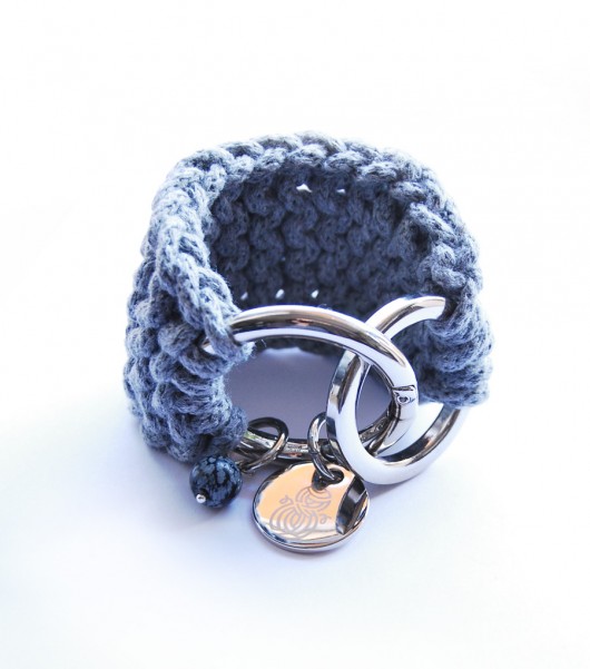 Double Ring Mouse Grey Roboty Ręczne