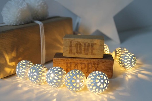 Lampki LED white 10 sztuk MIA home