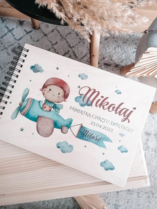 notatniki i albumy CUDNY ALBUM, pamiątka chrztu świętego roczek