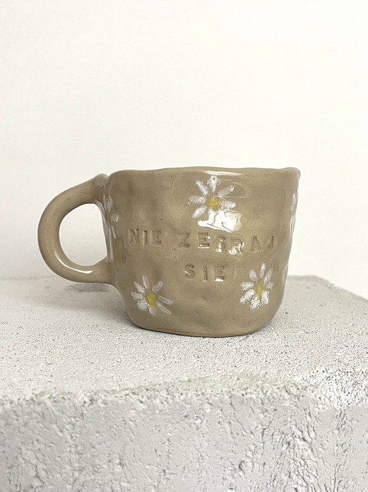 kubki Kubek z brzydkim napisem nie zesraj sie 300 ml