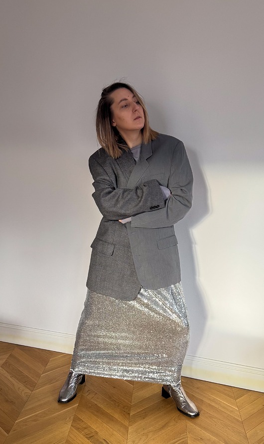 marynarki damskie Marynarka Steel & Smoke