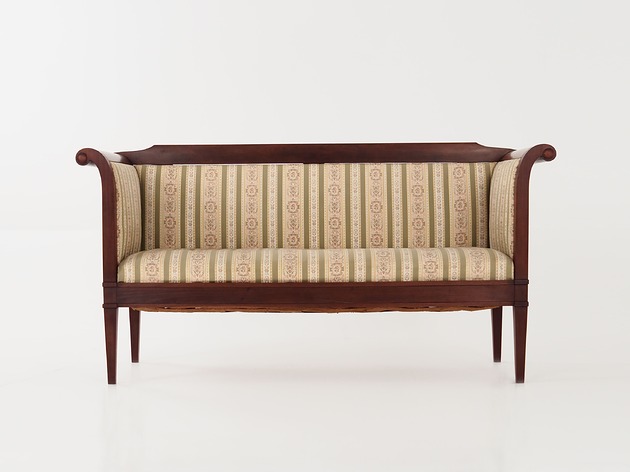 sofy i szezlongi Sofa mahoniowa w stylu Empire, francuski design, lata 40-te, produkcja: Dania