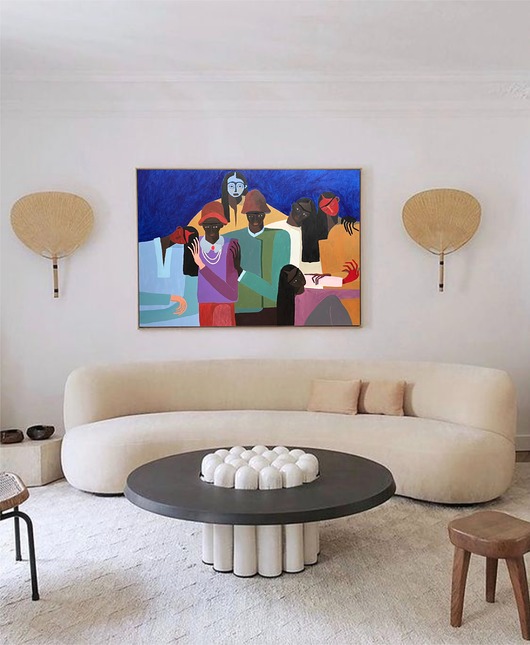 obrazy Obraz na płótnie surrealistyczny All my daughters 150 x 120 cm