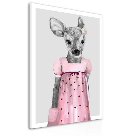 obrazy Obraz na płótnie Mała dama 70x100cm