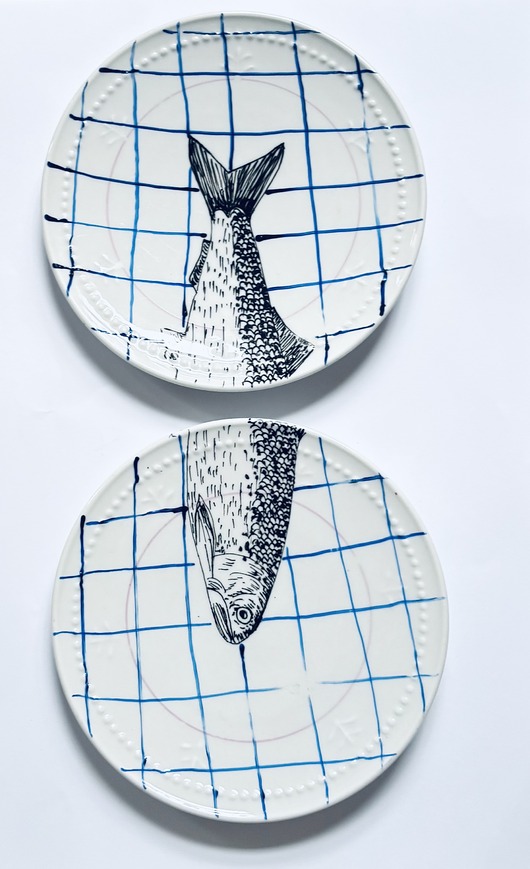 Ozdoby na ścianę Ryby puzzle