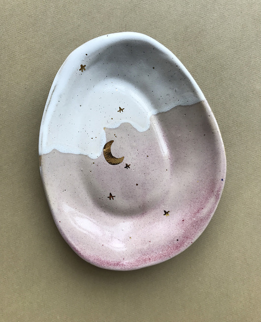 Ceramiczny nieregularny talerzyk nr 1 ELEMTHEBRAND