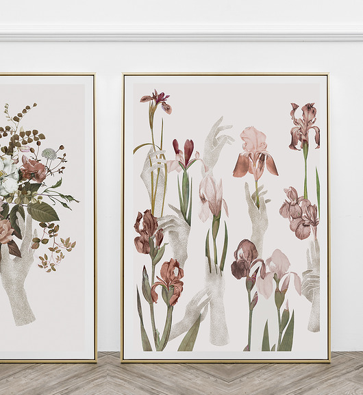 Plakat Irysy 50x70 cm Anita Tomala