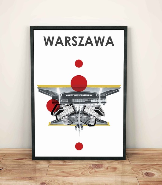 plakaty Plakat "Warszawa Centralna"