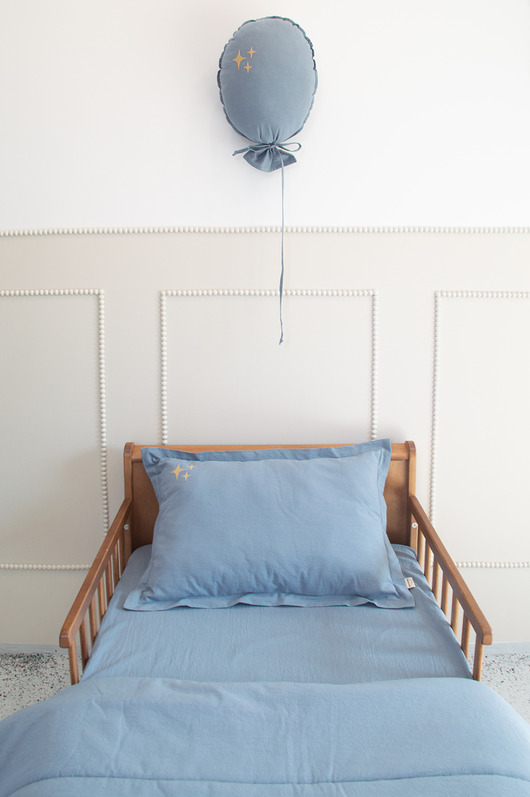 poduszki z napisami Balon dekoracyjny denim mini