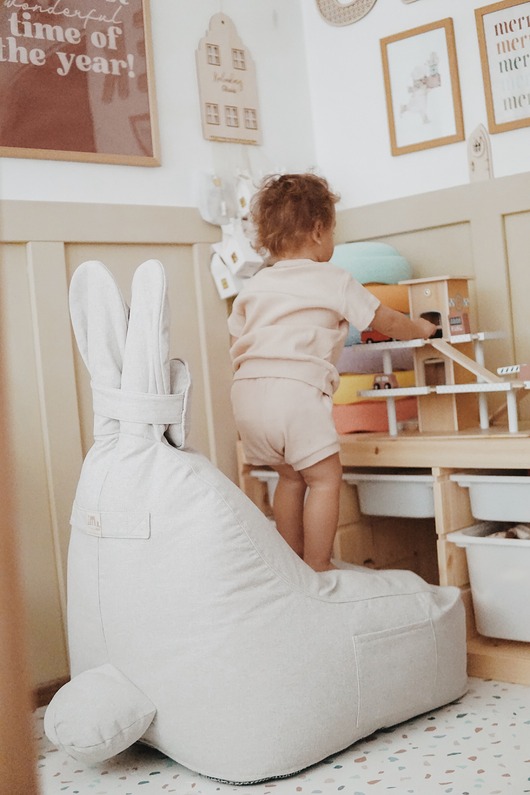 pufa dla dziecka Puf Funny Bunny beżowy
