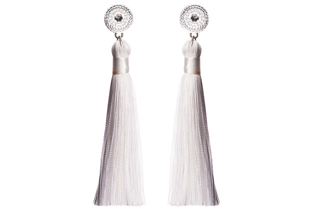 Srebrne kolczyki z kryształami marki Swarovski Alessandra unique