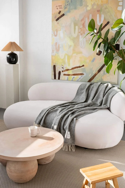 koce i narzuty HERA w kolorze szarym