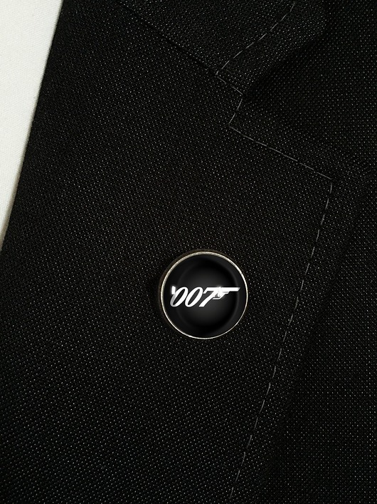 biżuteria męska James Bond - wpinka do marynarki - 0245