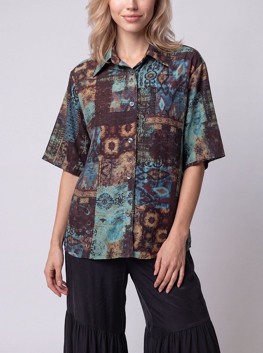 koszule damskie Koszula damska Derszka oversize vintage