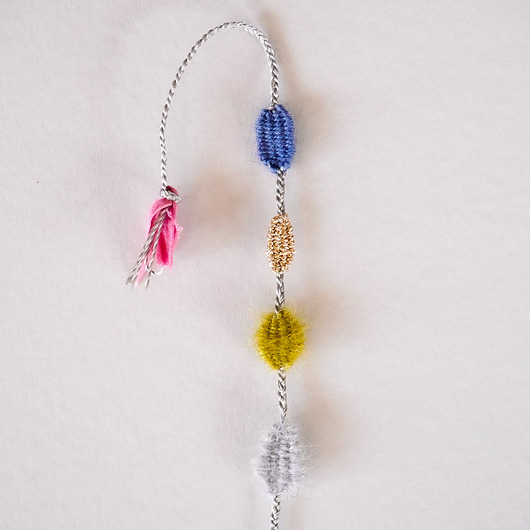 bransoletki - inne Bransoletka tkana - 4 elementy - unikat "Spring"