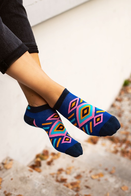 Kolorowe stopki MAD Socks Blue MAD Socks
