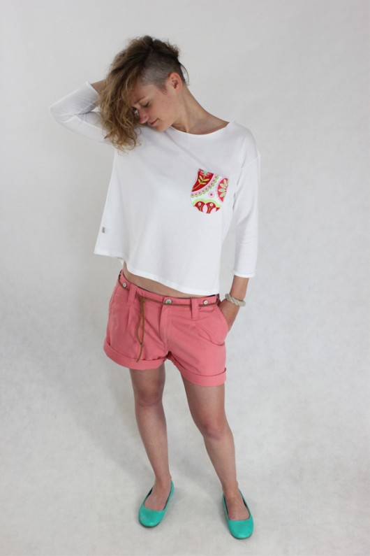 Reddot Blouse Miss Button