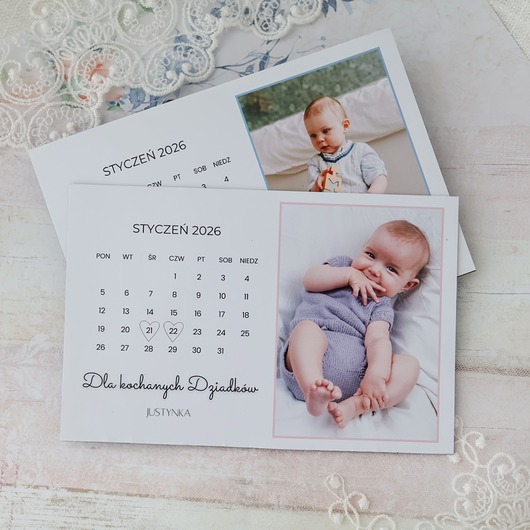 kartki scrapbooking Kartka na dzień Babci i Dziadka w formie magnesu na lodówkę