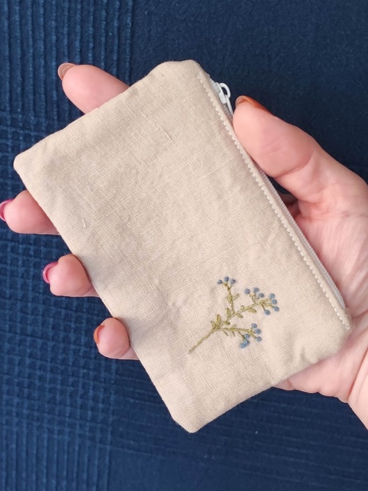 kosmetyczki Mini saszetka haftowana