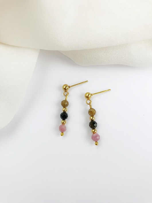 Kolczyki AILA z turmalinami Gleeme Jewellery