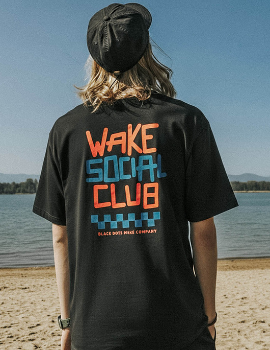 t-shirty męskie Koszulka Wake social club