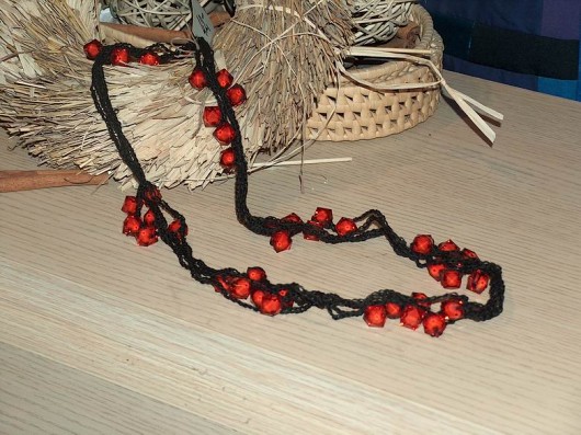 Czerwone koraliki MonikaKS